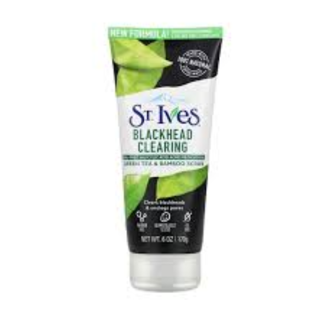 ST.IVES BLACKHEAD CLEARING GREEN TEAM SCRUB 150ML
